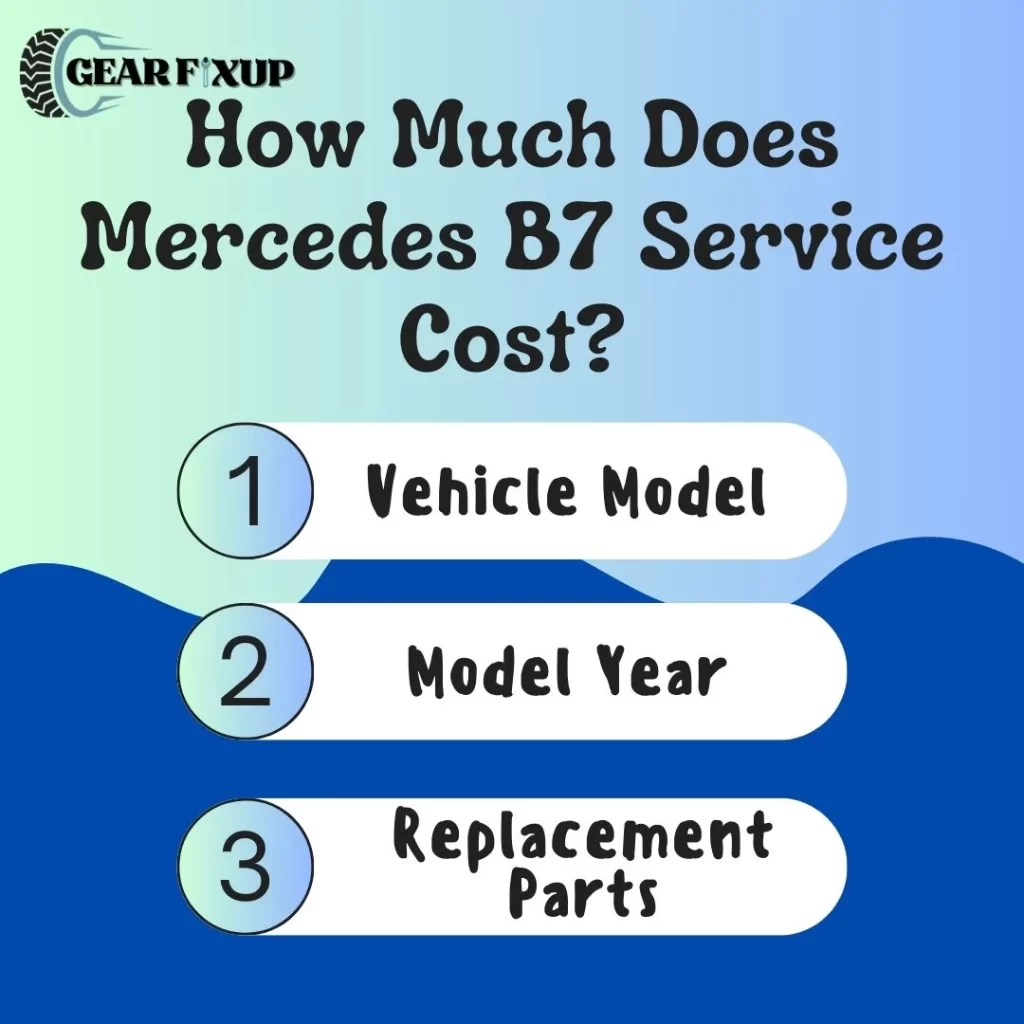 How Much Does Mercedes B7 Service Cost