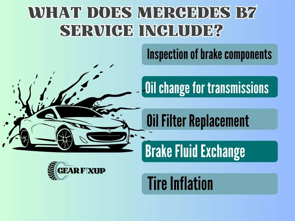 What Does Mercedes B7 Service Include